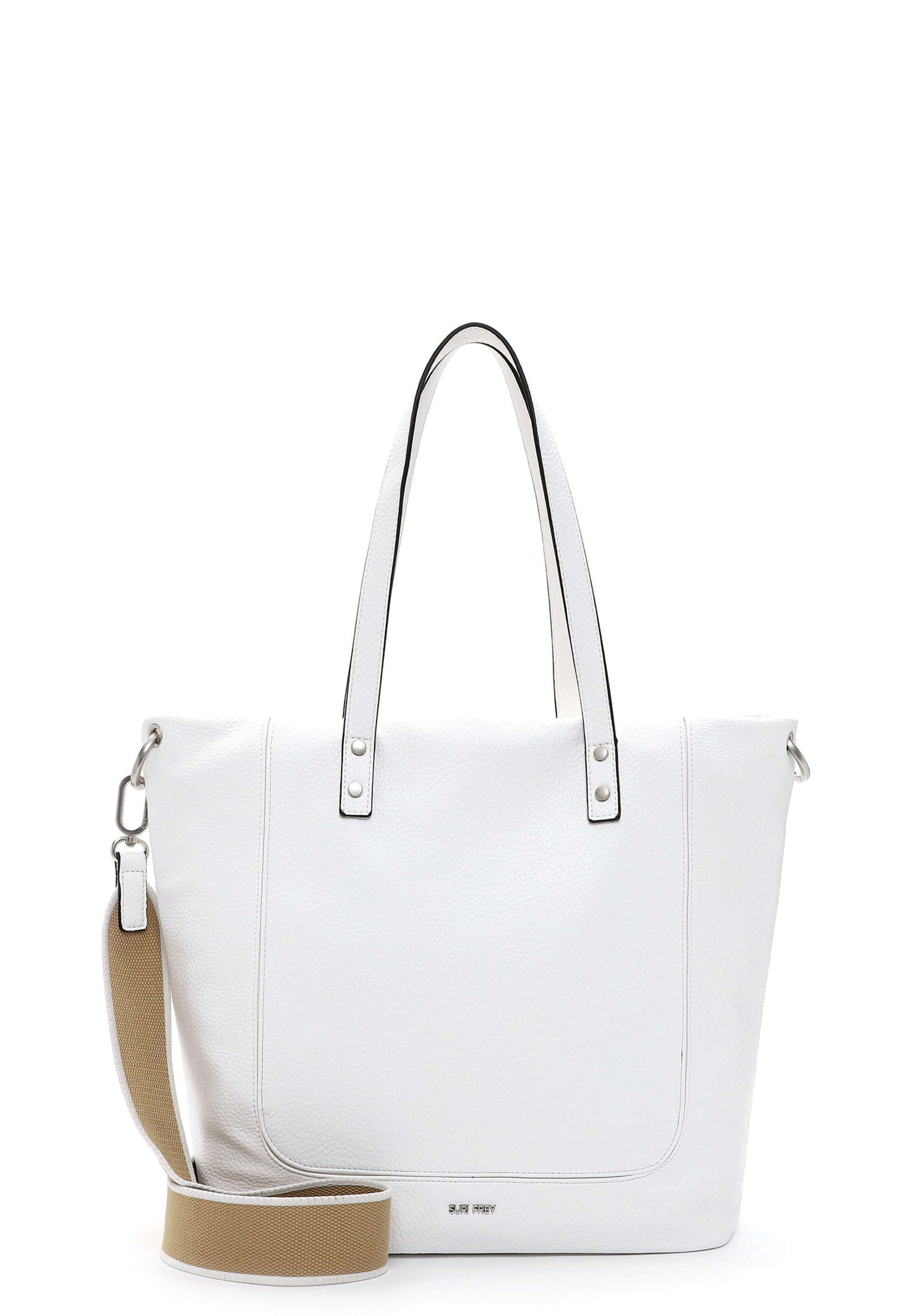 Cabas 'Kimberly' Suri Frey en blanc : devant