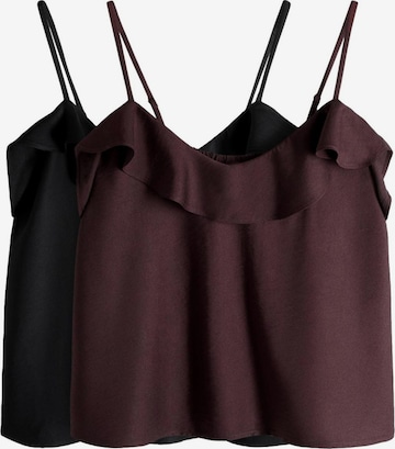 raudona The Set Palaidinė be rankovių: priekis