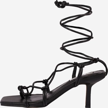 NA-KD Strap Sandals in Black