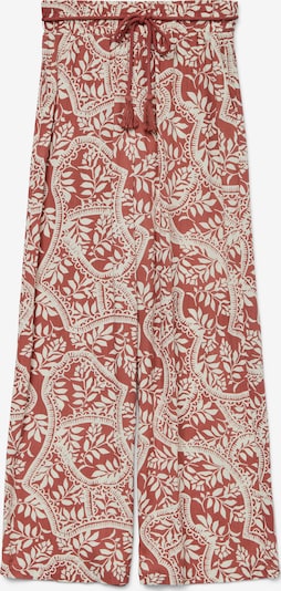 Kelnės 'VMBALI' iš Vero Moda Petite, spalva – nebalintos drobės spalva / tamsiai raudona, Prekių apžvalga