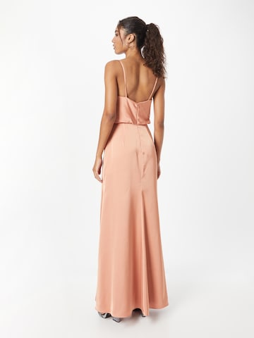 Laona Evening Dress in Orange