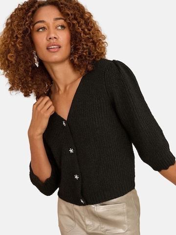 Giacchetta di love & roses in nero: frontale