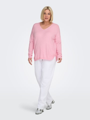 ONLY Carmakoma Pullover 'CARMargareta' in Pink