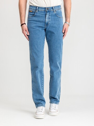 regular Jeans 'Wrangler Texas Good Shot W121HRZ93 112330691' di WRANGLER in blu: frontale