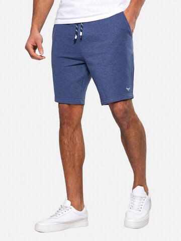 Threadbare Regular Shorts 'Bergamot' in Blau: predná strana