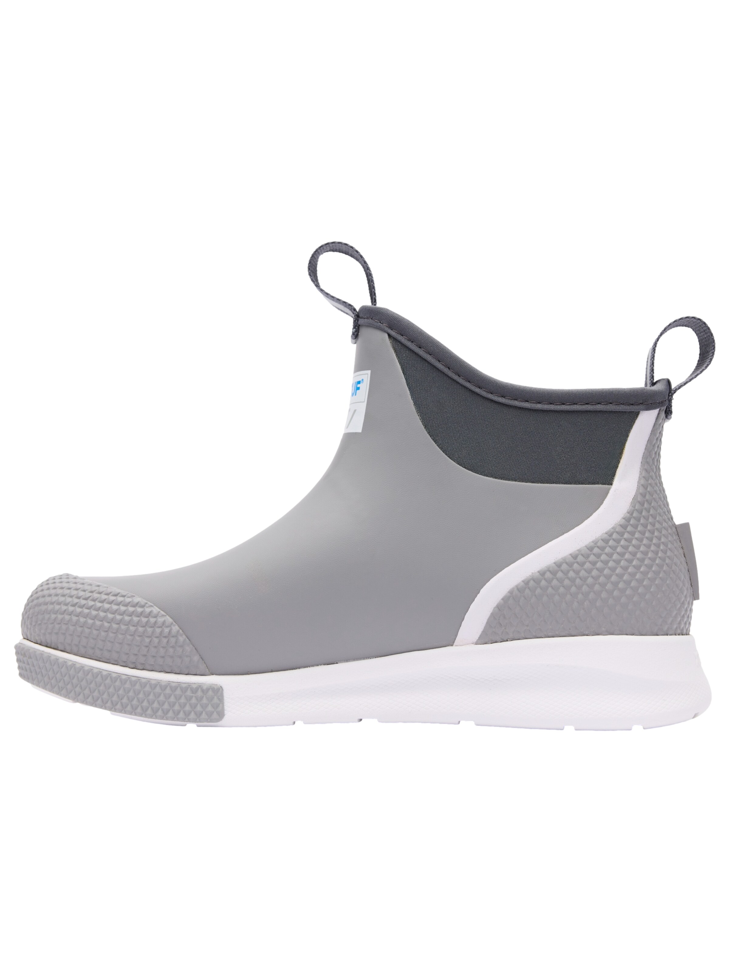 XtraTuf Rubber Boots 'Ankle Deck Boot Sport' in Grey: front