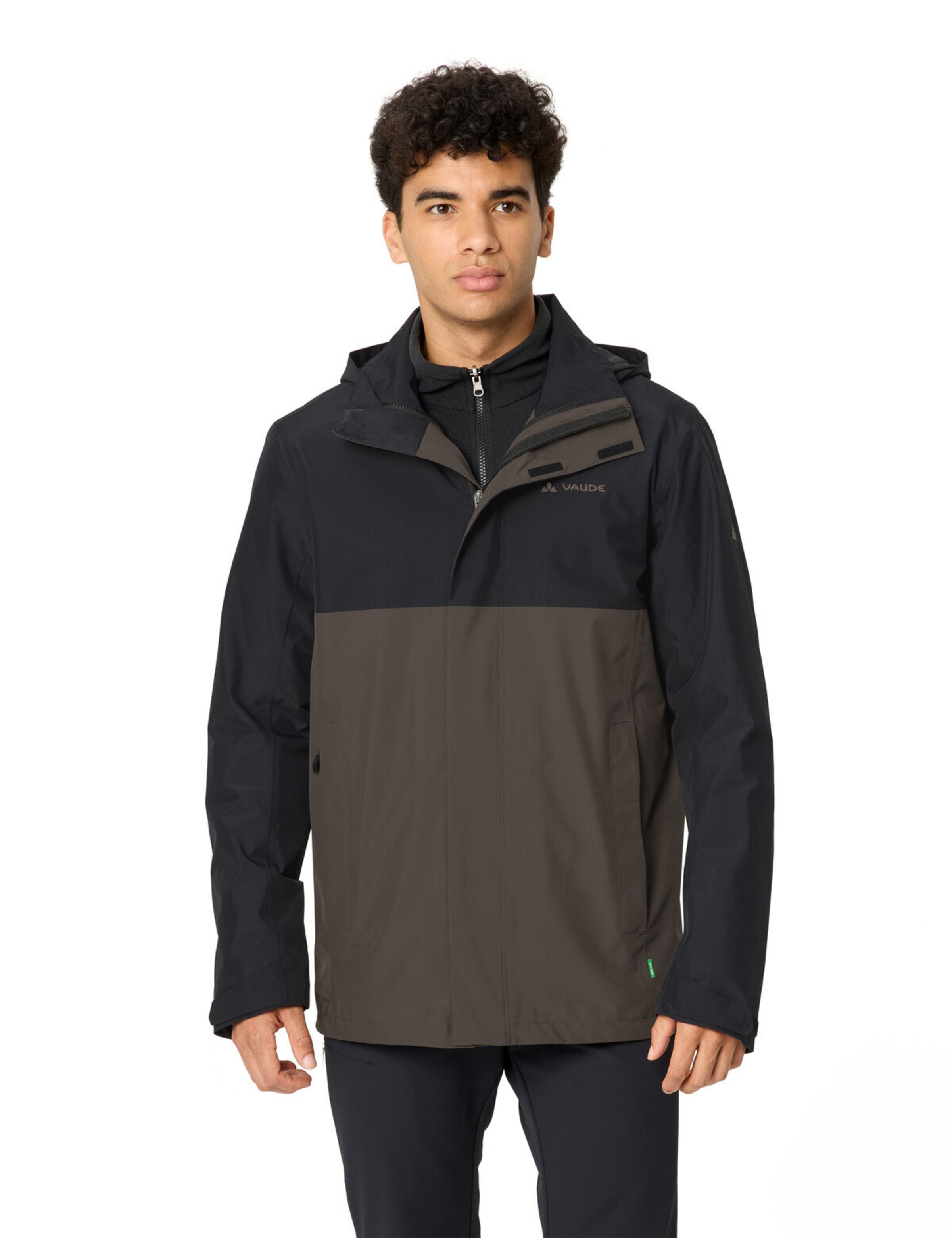 VAUDE Outdoorjacke 'Rosemoor' in Braun: Vorderseite