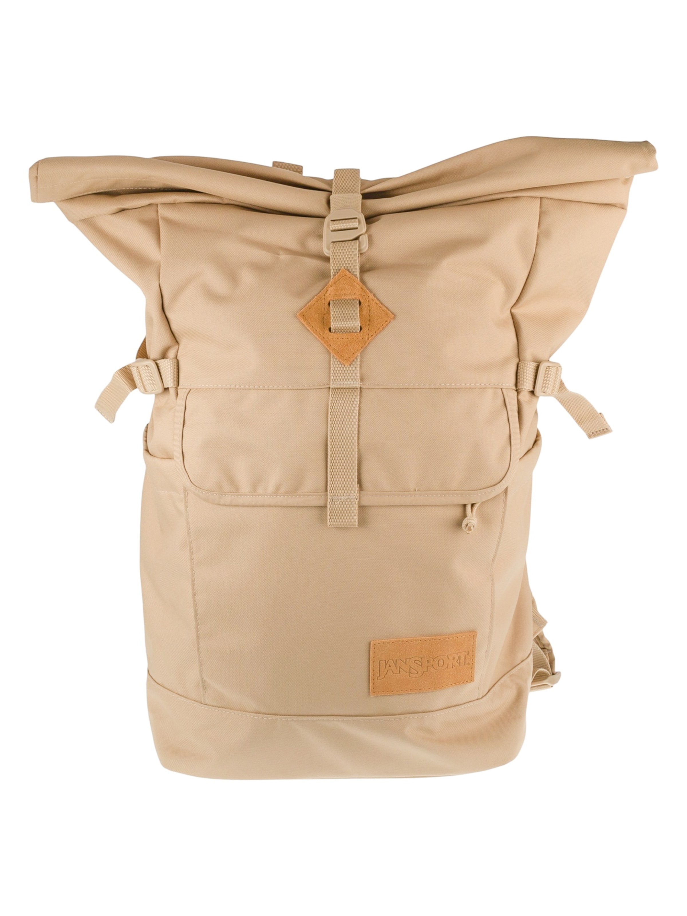 JANSPORT Backpack in Beige: front