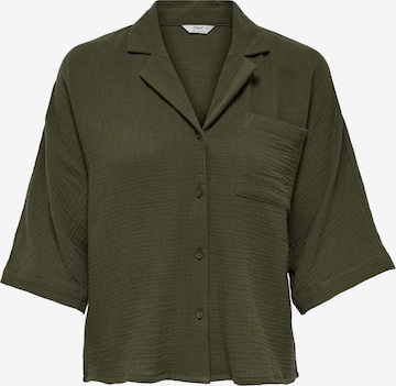 ONLY Blouse 'Thyra' in Groen: voorkant