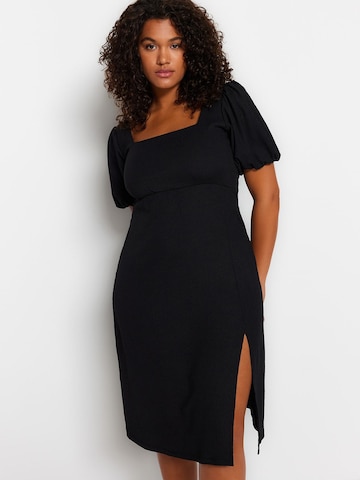 Trendyol Curve - Vestido en negro: frente
