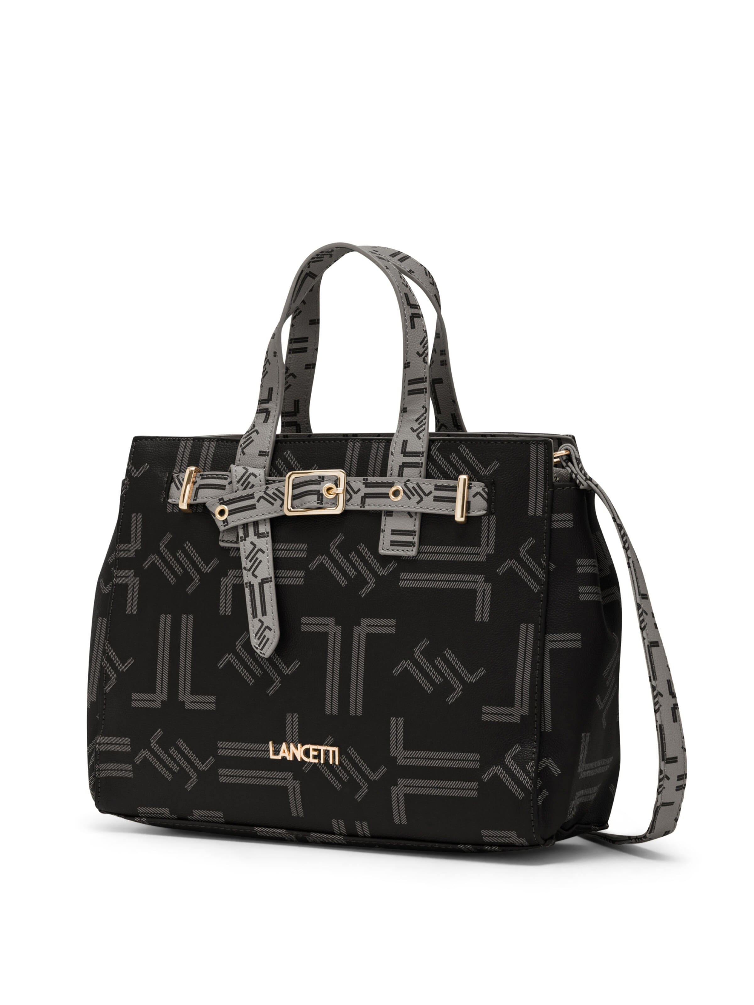 Lancetti Handtasche 'Sulcis'‌‌‌‌ in Schwarz