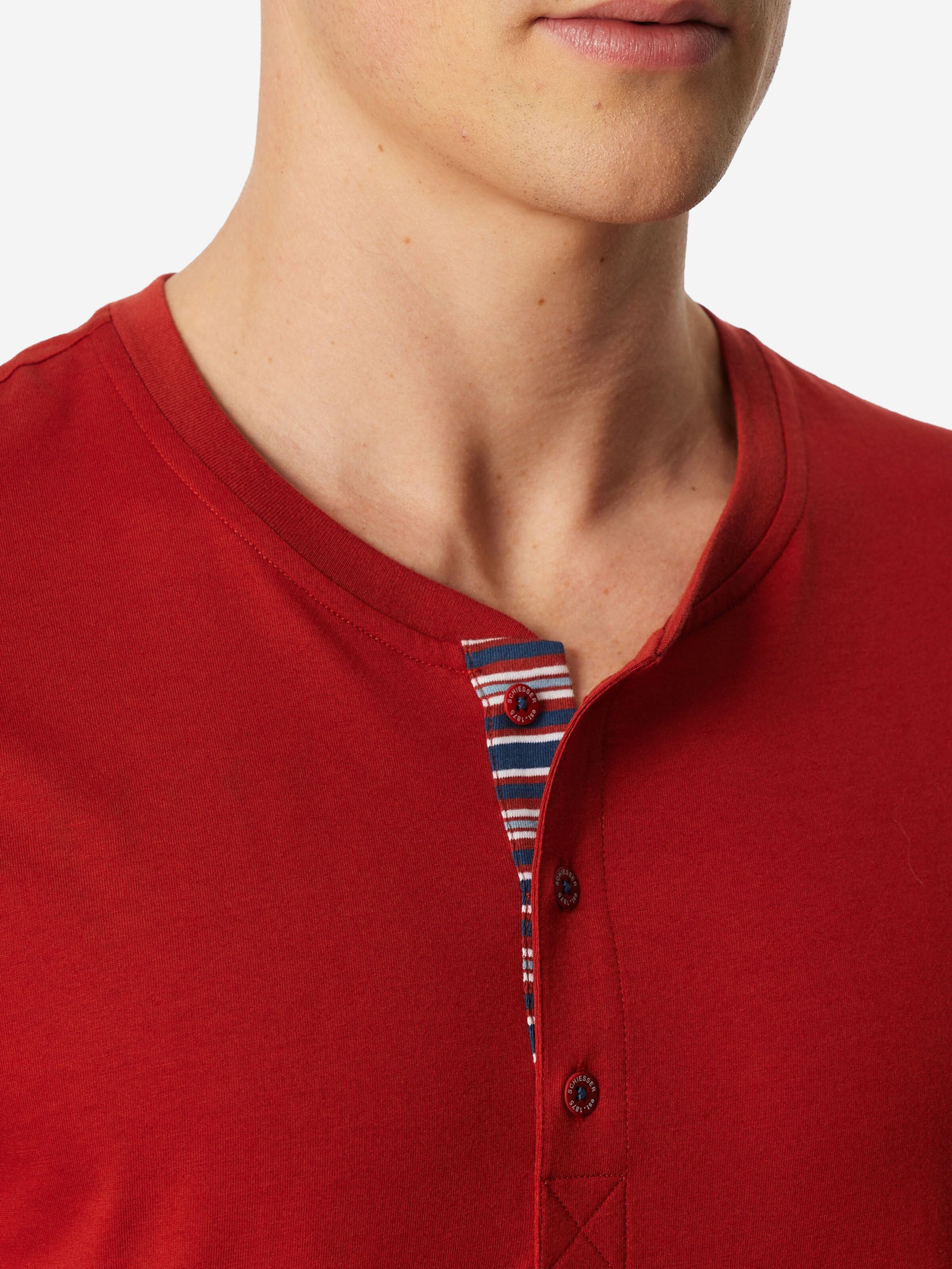 SCHIESSER Shorty ' Casual Nightwear ' in Rot