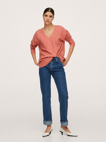 MANGO Sweater 'Canadav' in Pink