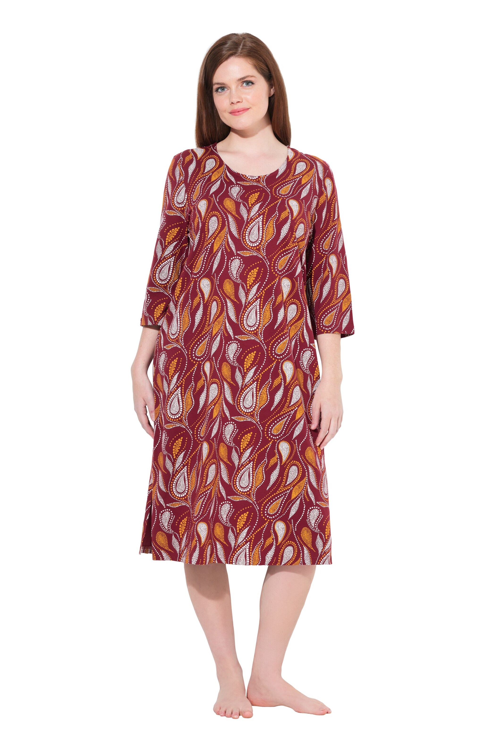 Ulla Popken Nightgown in Red: front