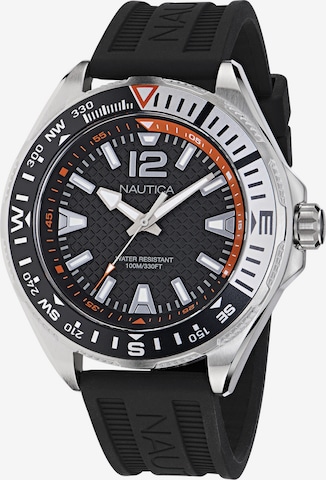 NAUTICA Analog Watch 'CLEARWATER BEACH' in Black: front