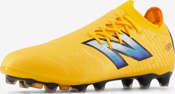 Chaussure de foot 'Furon Pro' new balance en jaune : devant