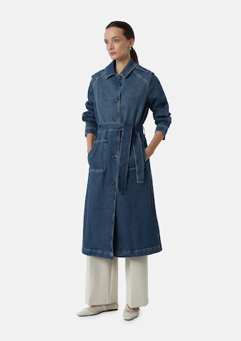 Manteau mi-saison comma casual identity en bleu : devant