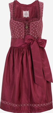 MARJO - Dirndl 'Melinda' em vermelho: frente