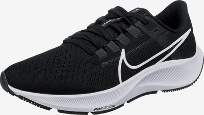 NIKE Skriešanas apavi 'Air Zoom Pegasus 38', krāsa - melns / balts, Preces skats