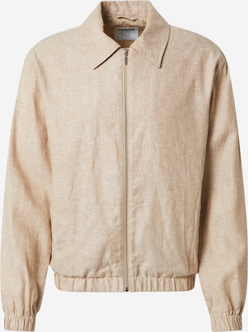 ABOUT YOU x Kevin Trapp Between-Season Jacket 'Franz' in Beige: front