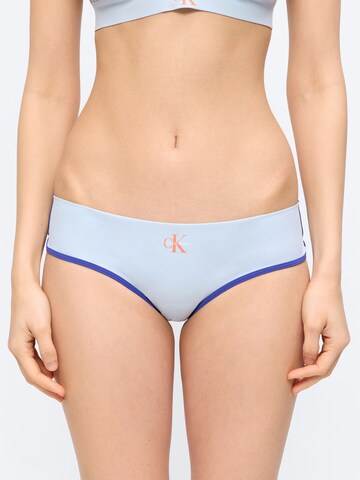 Calvin Klein Swimwear Bikinihose 'HIPSTER' in Blau: Vorderseite