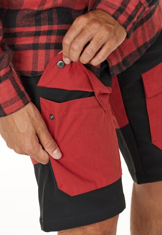 Whistler Regular Workout Pants 'ERIC' in Red