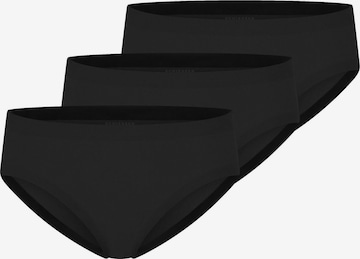 SCHIESSER Slip 'Invisible Cotton' in Schwarz: Vorderseite