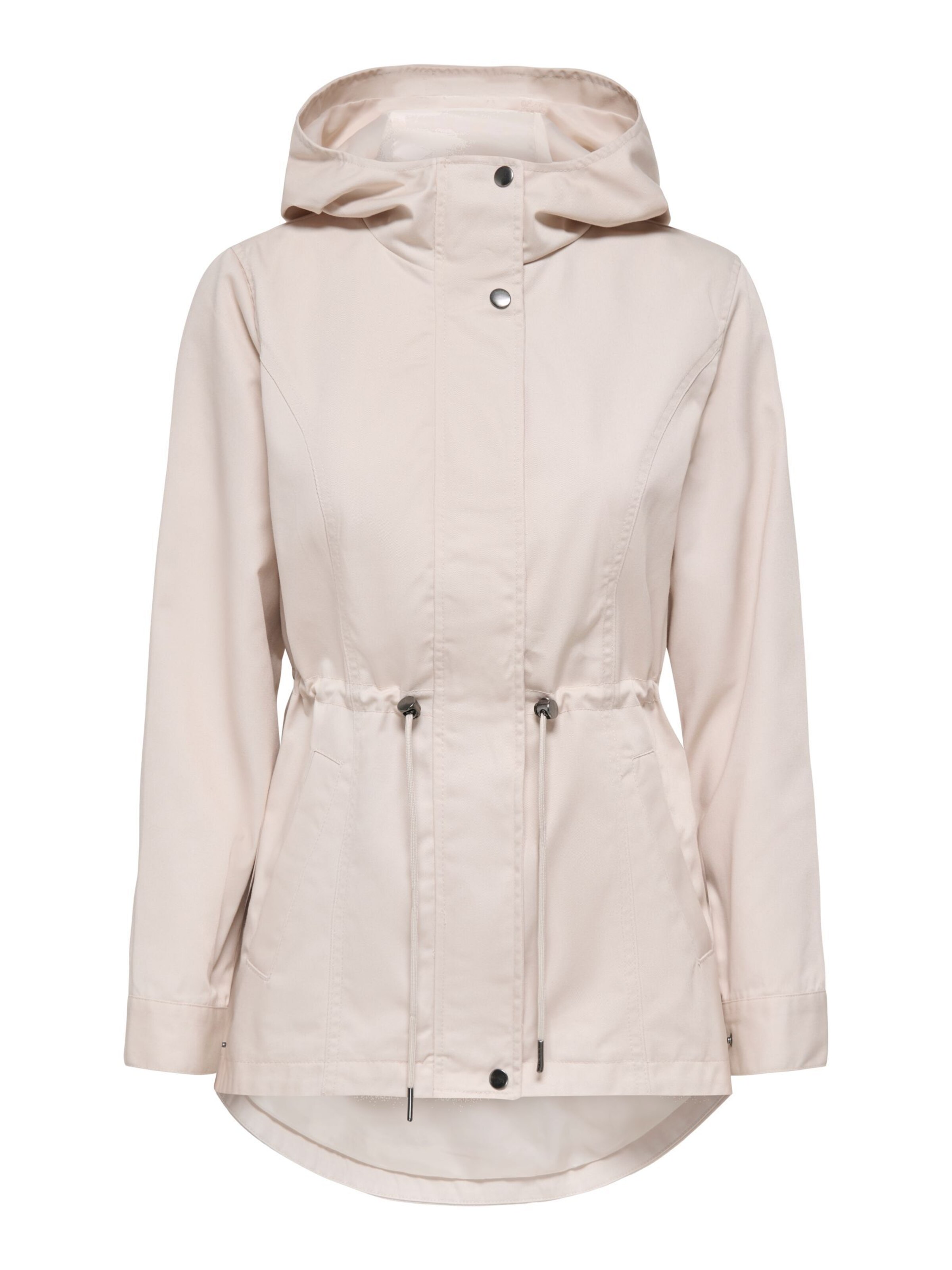 JDY Between-Seasons Parka 'JDYRiver' in Beige: front
