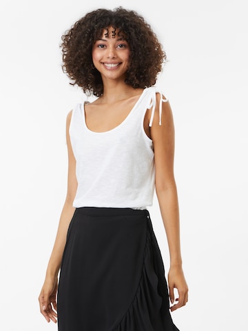 Dorothy Perkins Top in White: front
