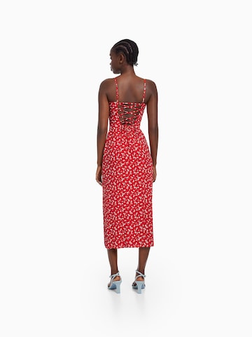 Bershka Summer dress in Red