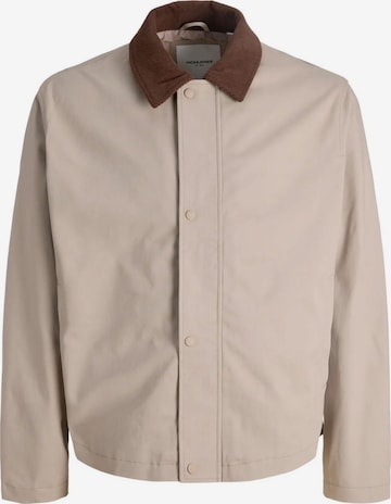 Veste mi-saison Jacks & Jones en beige : devant