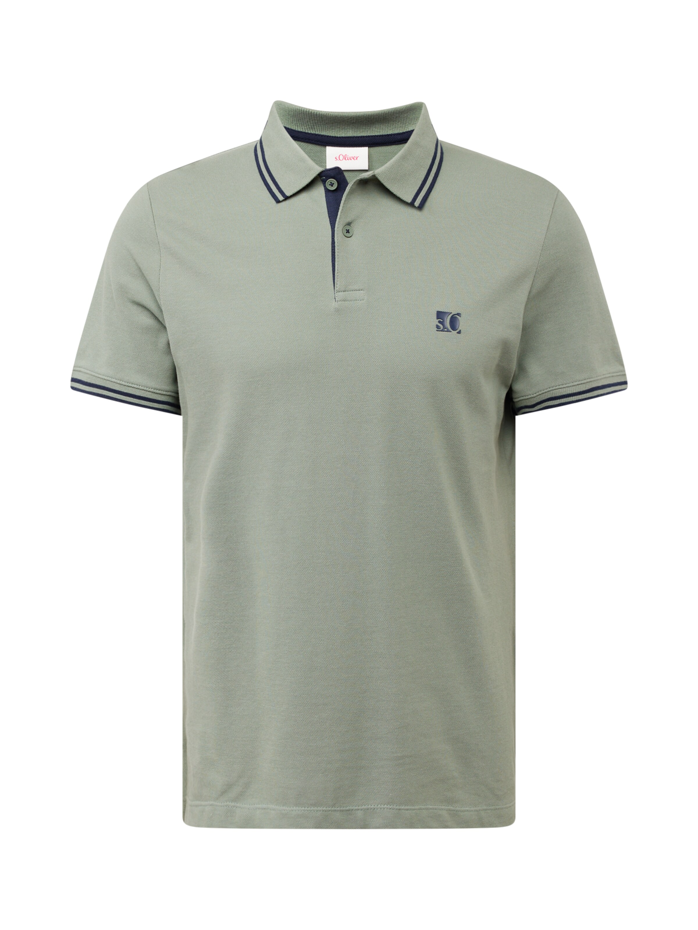 s.Oliver Shirt in Groen: voorkant