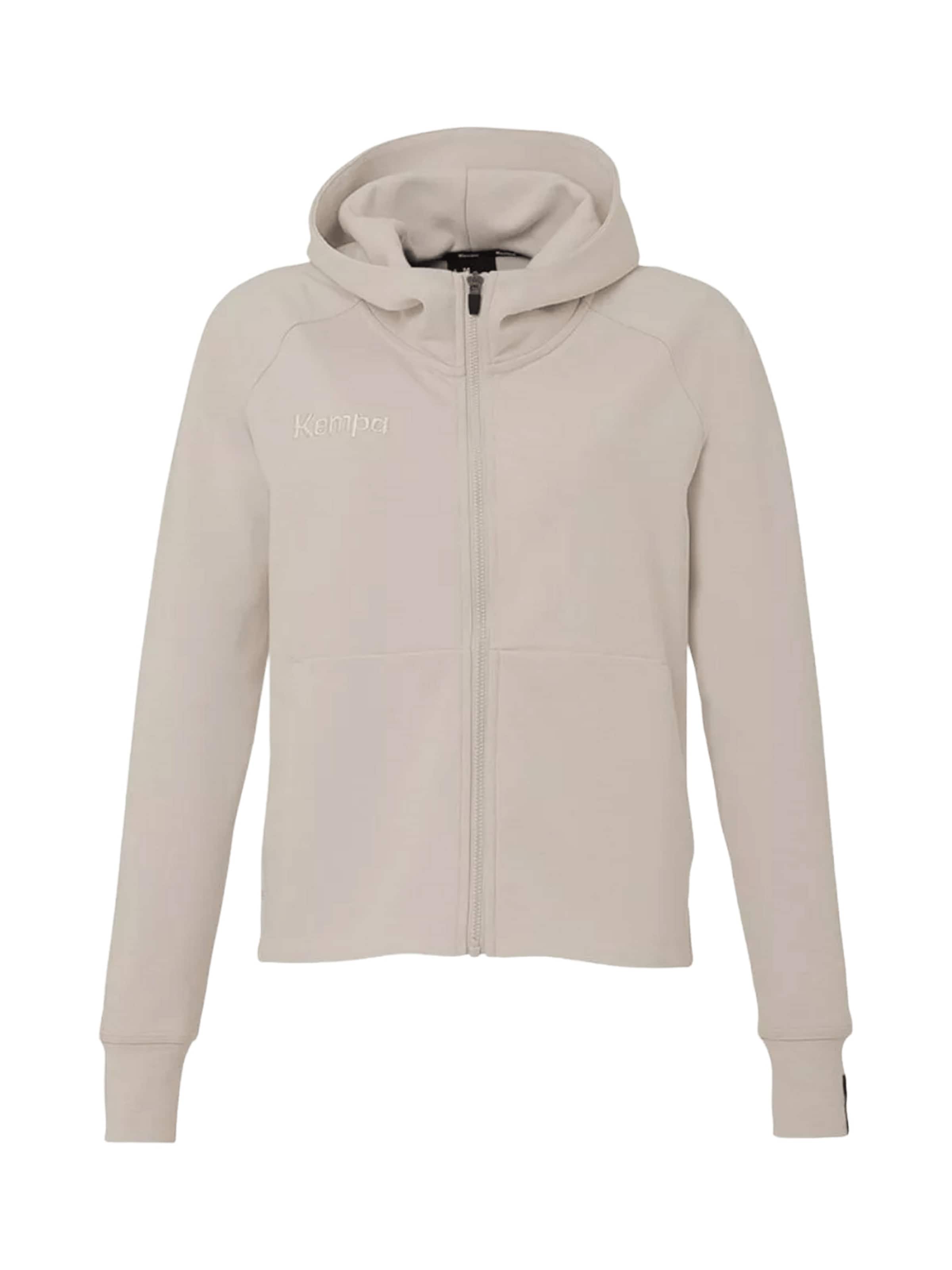 KEMPA Sportsweatjacke in Braun: Vorderseite