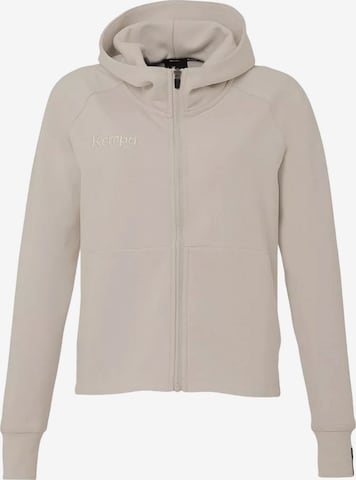 KEMPA Sports sweat jacket in Brown: front