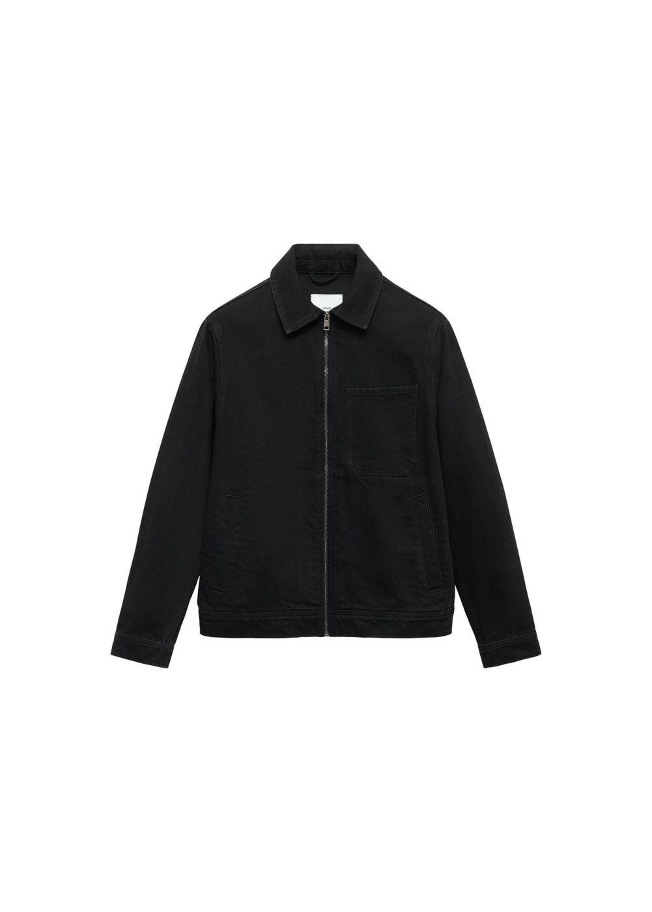 MANGO MAN Jacke 'Bryan' in Schwarz: Vorderseite