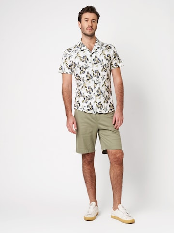 DESOTO Slim fit Button Up Shirt in Blue