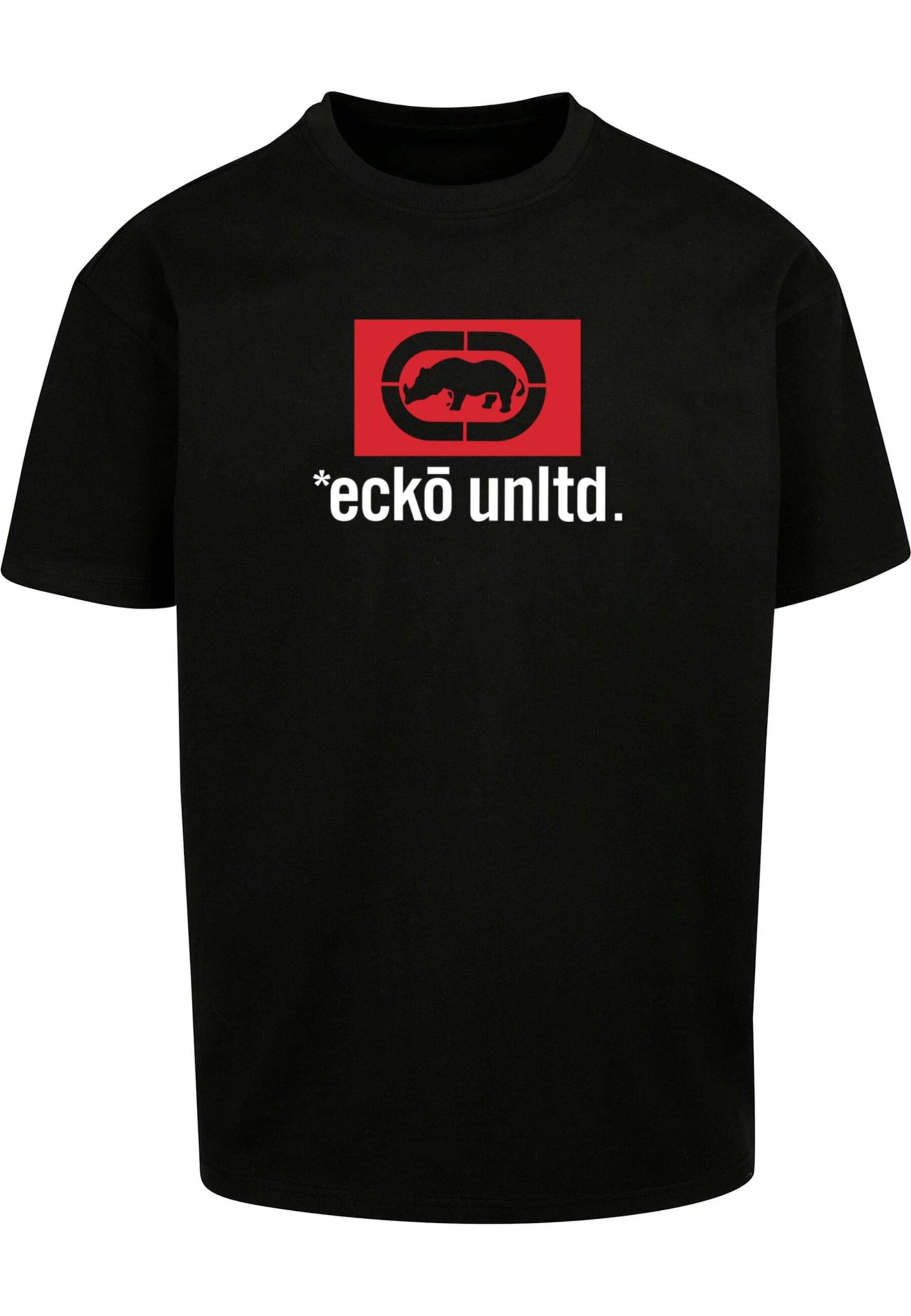 Ecko Unlimited Shirt 'MBox' in Black: front