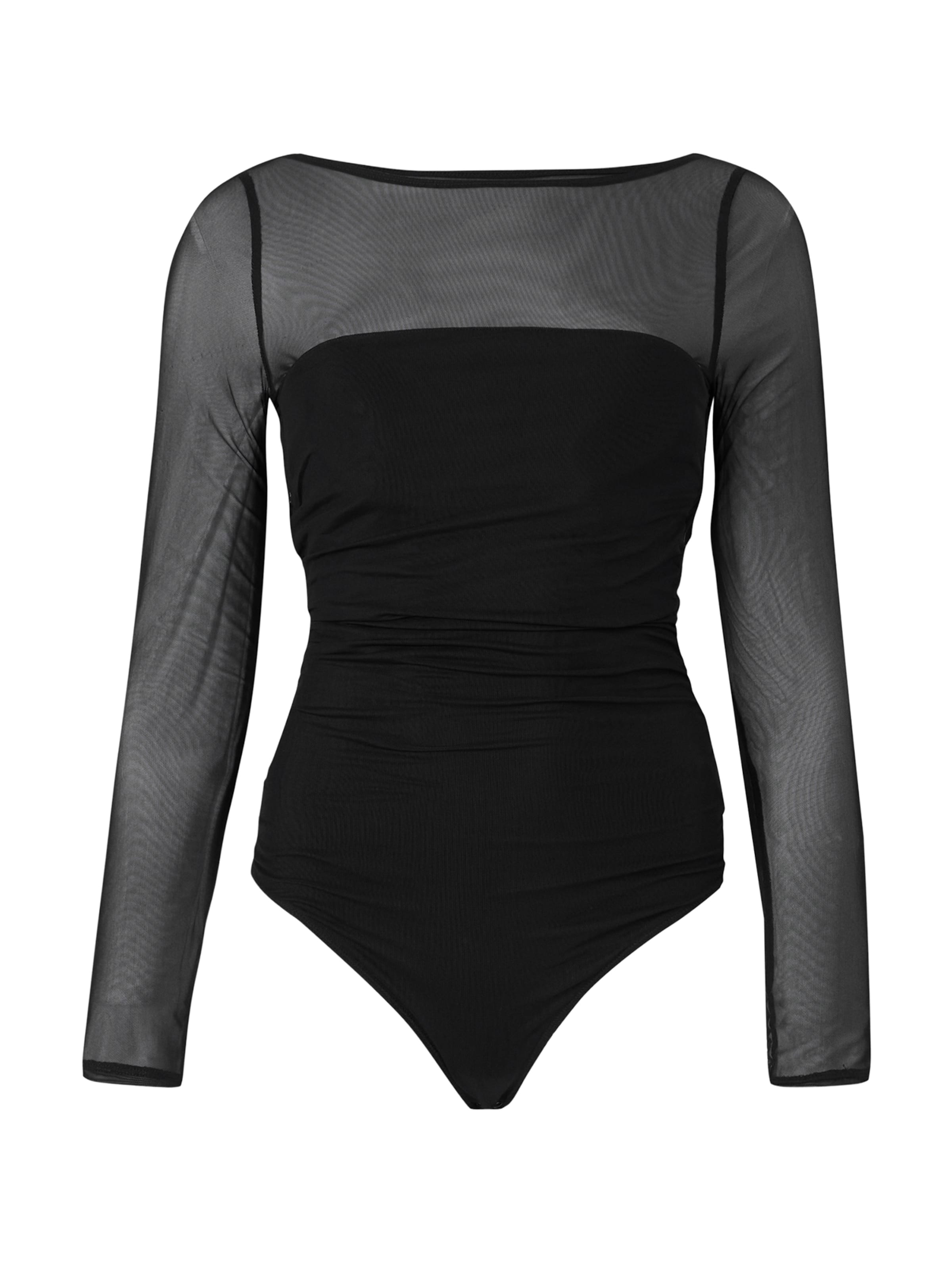 Abercrombie & Fitch Tričko – černá: přední strana