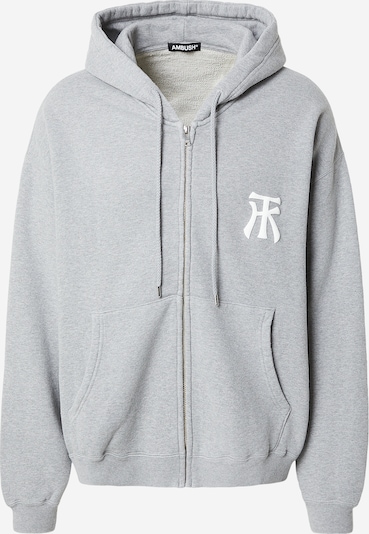 AMBUSH Gornji dio trenirke u siva / bijela, Pregled proizvoda