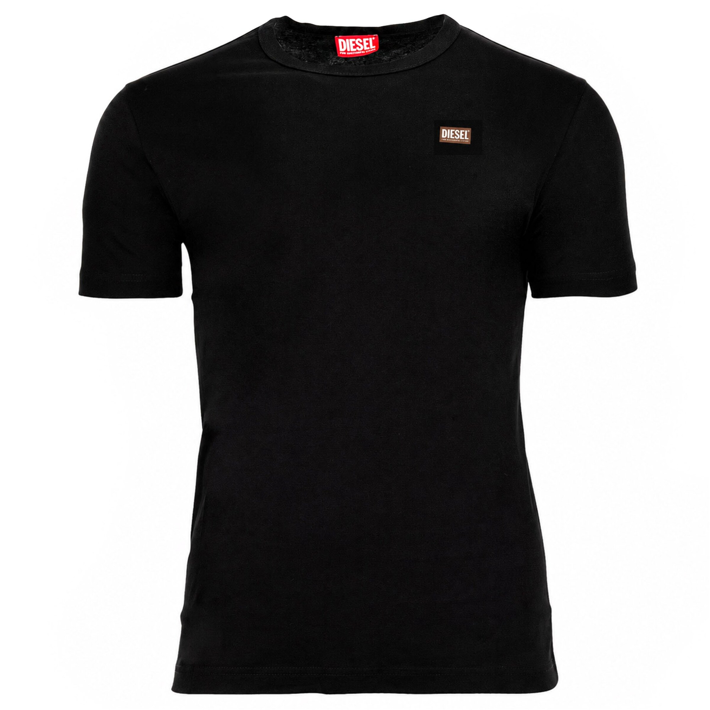 DIESEL T-Shirt en L en noir, Vue avec produit