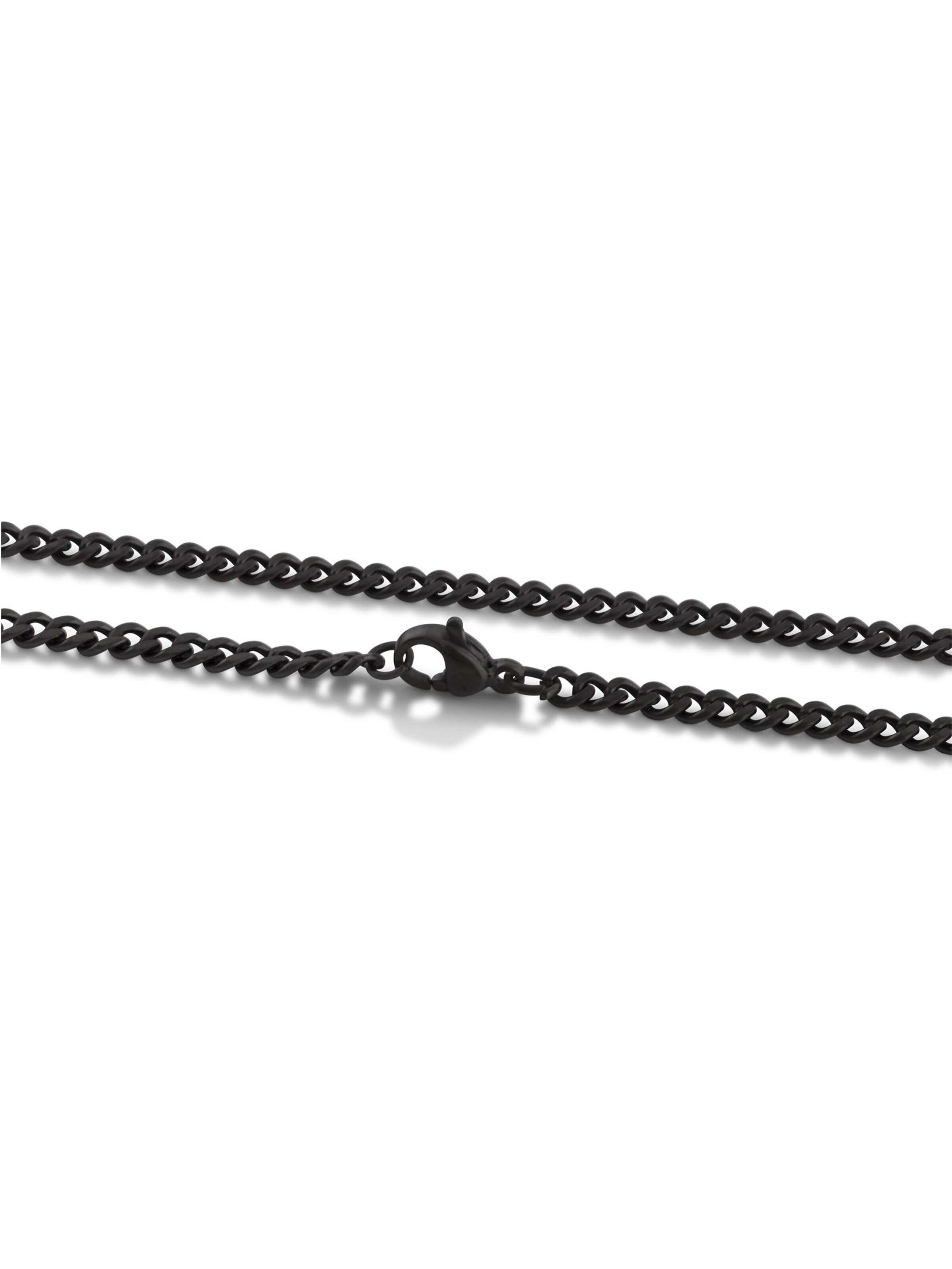 Akitsune Necklace 'Fibra' in Black