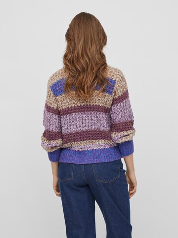 VILA Sweater 'Abril' in Purple