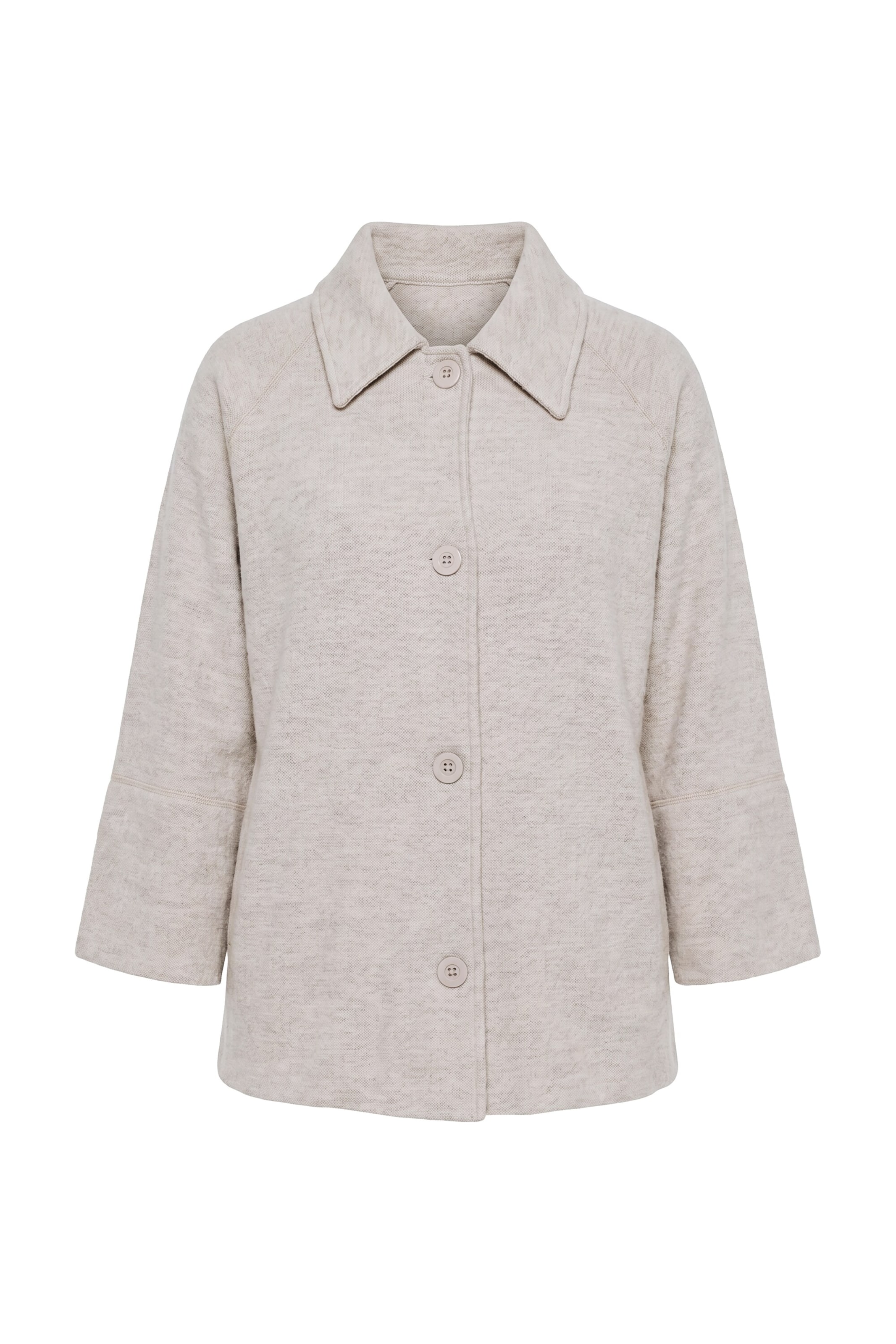 Ulla Popken Jacke in Beige: Vorderseite