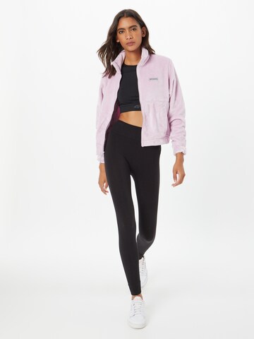 COLUMBIA Athletic Fleece Jacket 'Fireside' in Pink