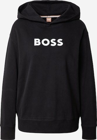 Sweat-shirt 'Edelight' BOSS en noir : devant