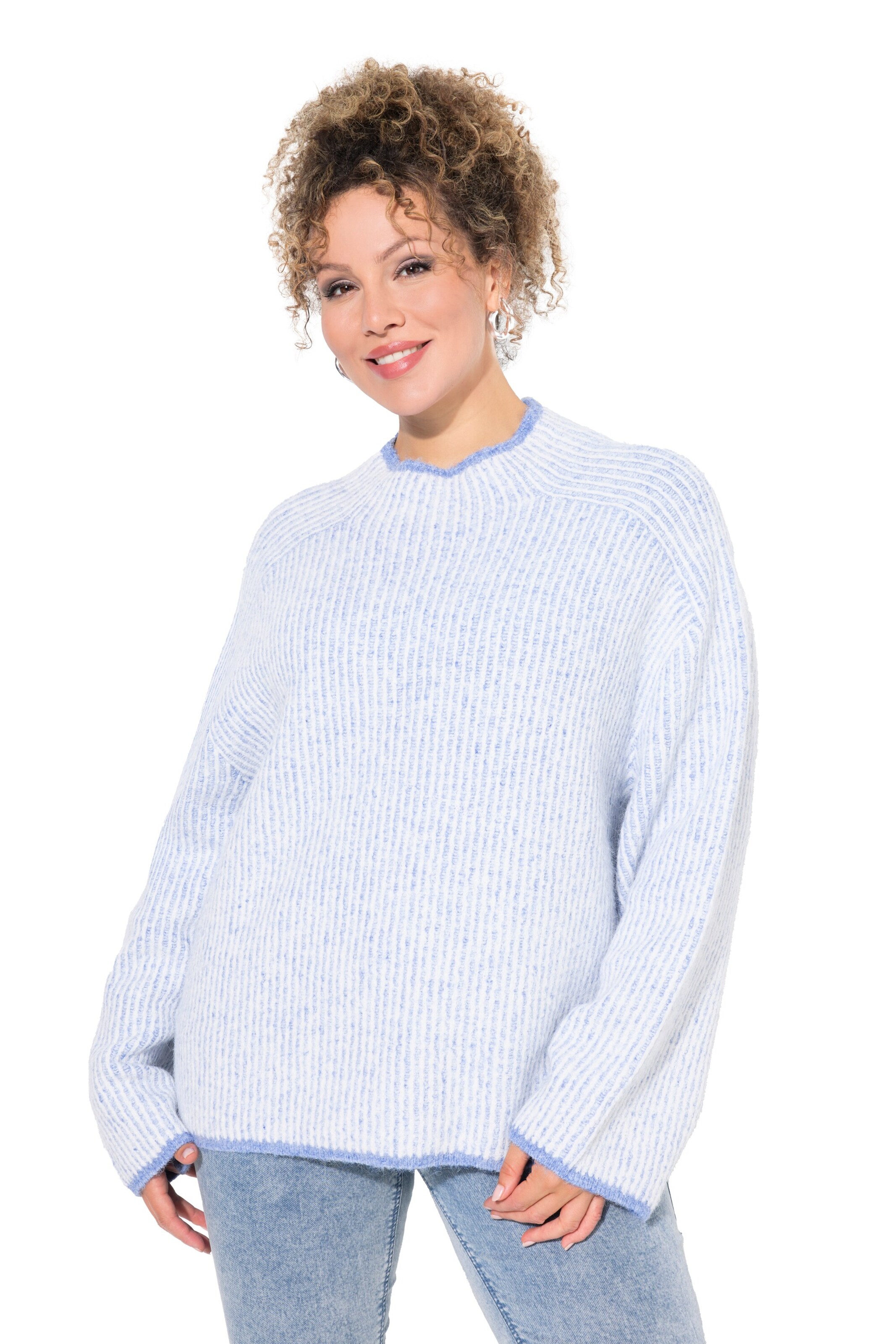 Ulla Popken Pullover in Blau: Vorderseite
