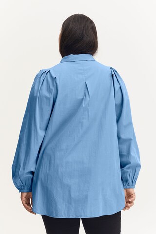 Fransa Bluse in Blau