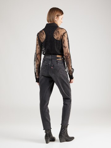 LEVI'S ® Tapered Τζιν 'HW Mom Jean Altered' σε μαύρο