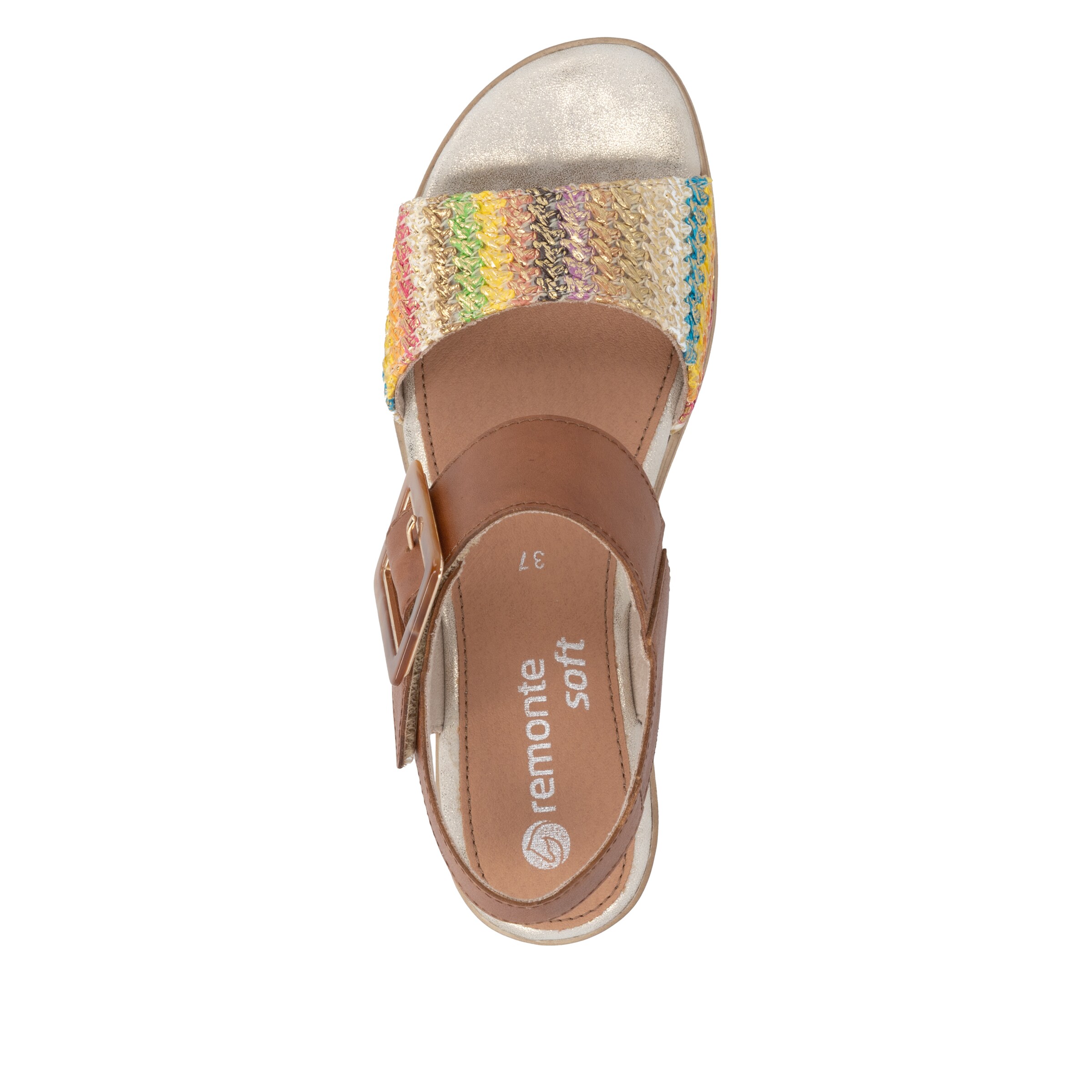 REMONTE Strap Sandals in Brown