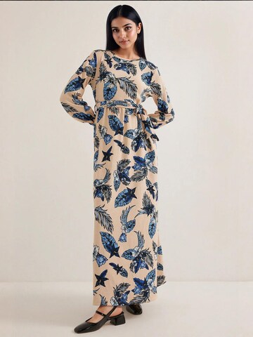 Bigdart - Vestido de malha em azul: frente